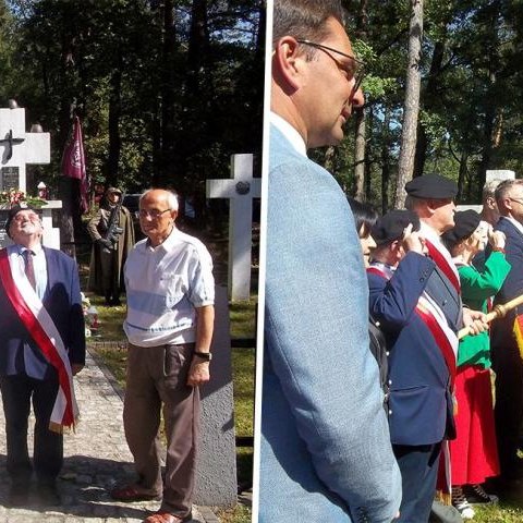 Uroczystość w Gminie Kłaj ku pamięci żołnierzy 5 Pułku Strzelców Podhalańskich zastrzelonych przez Niemców1939