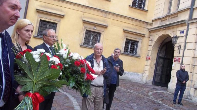 77 rocznica wyroku w tzw procesie krakowskim 1947 w Krakowie pamietano o skazanych  dzialaczach Zrzeszenia Wolnosc i Niezawisłosc oraz Polskiego Stronnictwa Ludowego-004.jpg