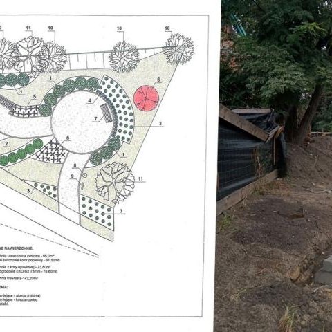 Park kieszonkowych w Czarnochowicach - "ogród hortensjowy"