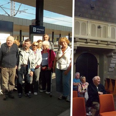 Stowarzyszenie „Klub Przyjaciół Wieliczki” na wycieczce po  mieście Oświęcim