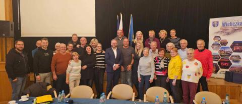 Delegacja mieszkańców partnerskiego miasta Bergkamen w Wieliczce