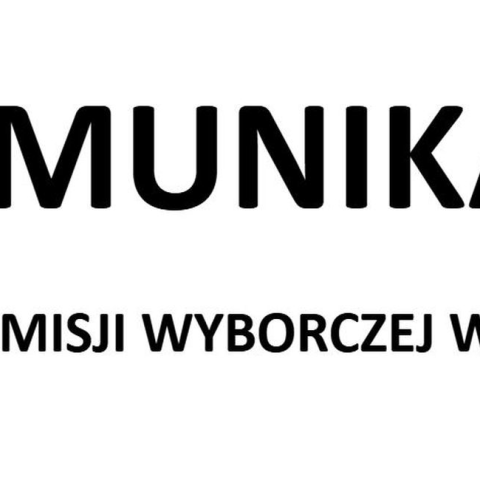 Komunikat Gminnej Komisji Wyborczej w Wieliczce