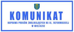 Naprawa progów zwalniających na ul. Reformackiej w Wieliczce