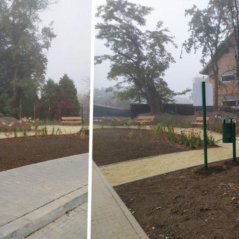Park kieszonkowych w Czarnochowicach - "ogród hortensjowy"