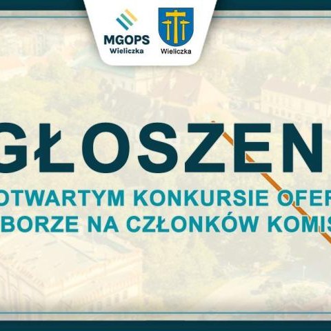 Ogłoszenie o otwartym konkursie ofert i naborze na członków komisji