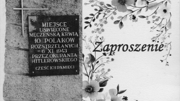 uroczystosc ku pamięci 10 Polakow zastrzelonych przez Niemcow przy ul H. Sienkiewicza 6 listopada 943 r -011.jpg