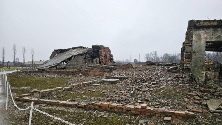 80. rocznica wyzwolenia niemieckiego obozu zagłady Auschwitz-Birkenau Przedstawiciele Klubu Przyjaciol Wieliczka-023.jpg