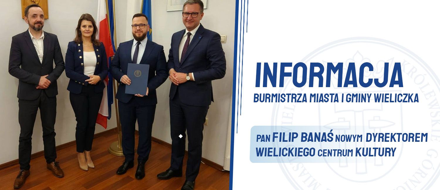 Nowy Dyrektor Wielickie Centrum Kultury