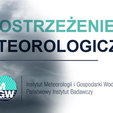 Ostrzeżenie meteorologiczne - burze