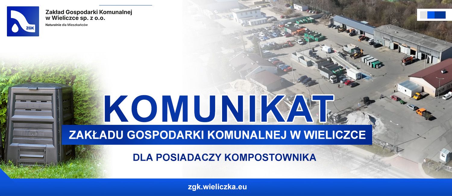 Komunikat ZGK dla posiadaczy kompostownika