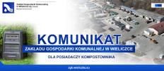 Komunikat ZGK dla posiadaczy kompostownika