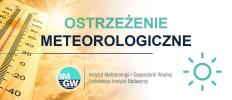 Ostrzeżenie meteorologiczne - upały