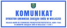 Nabór na stanowisko podinspektor / inspektor ds. Kard i Płac w GZD w