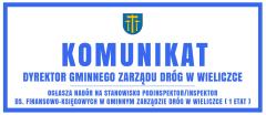 Nabór na stanowisko podinspektor / inspektor ds. finansowo-księgowych w GZD