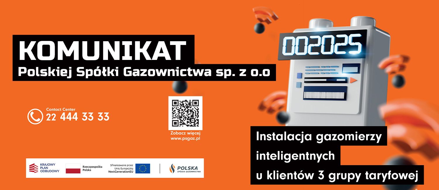 Komunikat Polskiej Spółki Gazownictwa sp. z o.o.