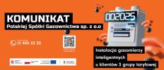 Komunikat Polskiej Spółki Gazownictwa sp. z o.o.