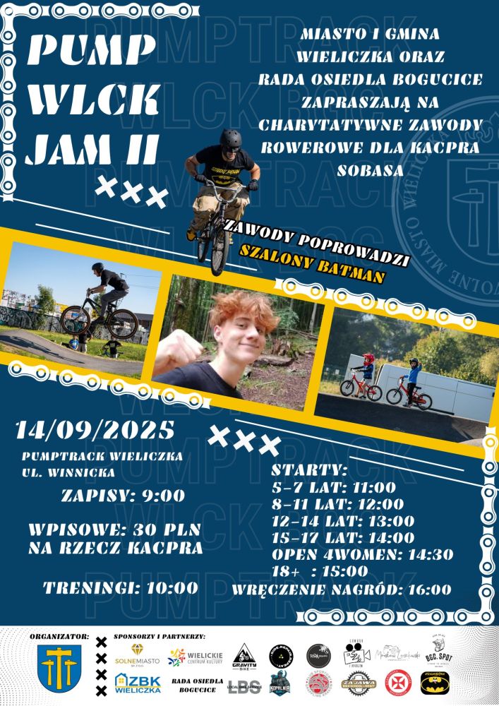 Pump WLCK Jam II charytatywne zawody rowerowe plakat.jpg