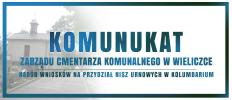 Nabór wniosków na przydział nisz urnowych w kolumbarium