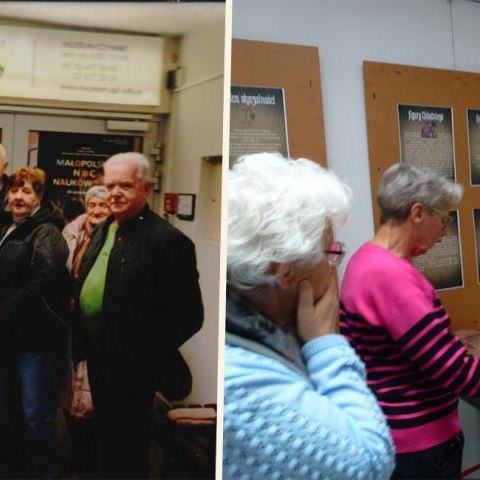 Wieliczanie z „Klubu Przyjaciół Wieliczki”   w Muzeum AGH   im. Stanisława Staszica w Krakowie