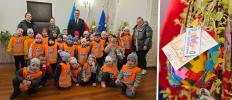 Odwiedziny dzieci ze żłobka i przedszkola Perełkowo w ramach akcji 