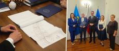 Podpisanie umowy na przebudowę drogi gminnej nr 560910K w miejscowości Węgrzce Wielkie