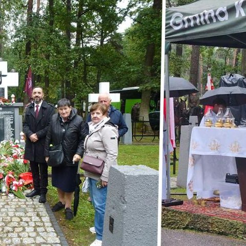 Hołd Bohaterom w sercu Puszczy Niepołomickiej z przedstawicielami KPW