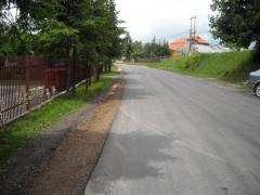 Bieżący remont drogi w Grajowie