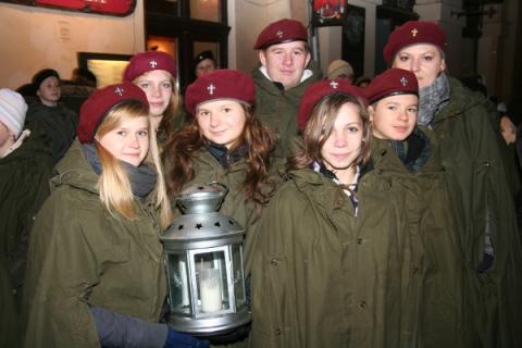 Betlejemskie Światło Pokoju jest już w Wieliczce