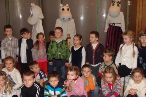 Przedszkolaki w teatrze Maski, Lalki i Aktora „Groteska” Krakowie