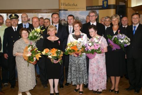 Złote medale za długoletnią służbę