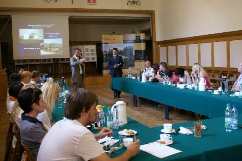 Dziennikarze z Ukrainy w Wieliczce