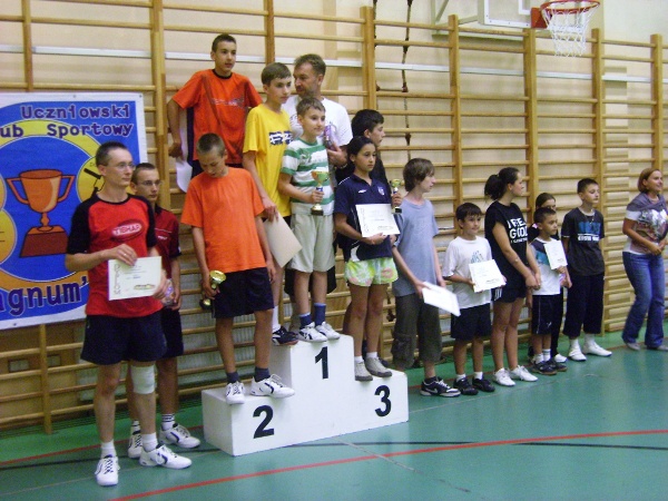 Finał Turnieju tenisa stołowego w Koźmicach Wielkich
