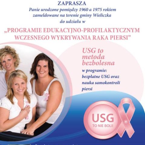 Bezpłatne badania USG piersi