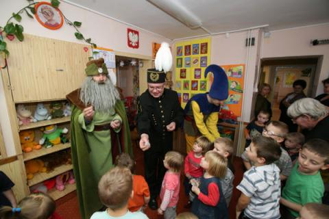 Górnik, Soliludek i Skarbnik w Przedszkolu nr 1