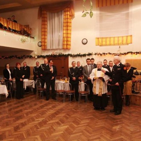 Spotkanie opłatkowe strażaków