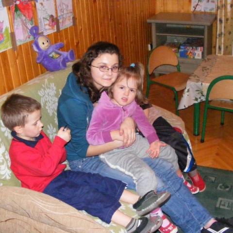 Gimnazjaliści z wizytą w Domu Dziecka