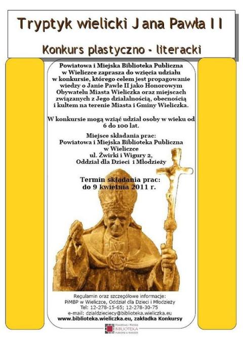 „TRYPTYK WIELICKI JANA PAWŁA II”