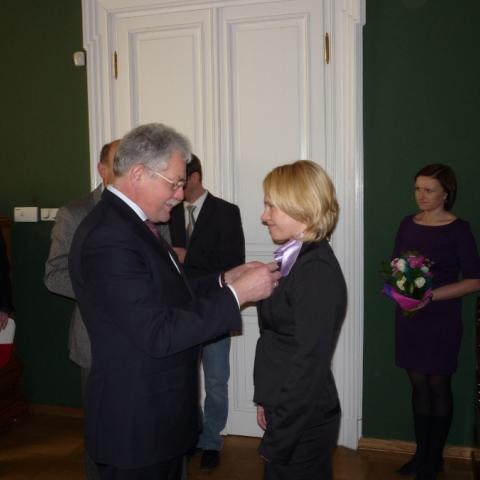 Medal „Zasłużony dla Kultury Polskiej” dla Elżbiety Gawor
