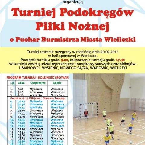 Turniej Podokręgów Piłki Nożnej o Puchar Burmistrza Wieliczki