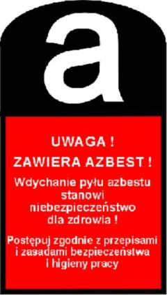 Wywóz materiałów zawierających azbest