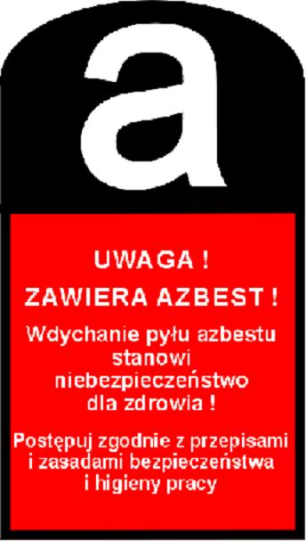 Wywóz materiałów zawierających azbest