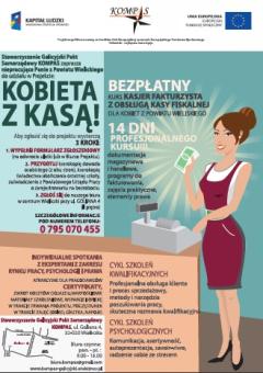 Kobieta z kasą