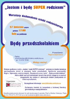„Jestem i będę SUPER rodzicem” w dniu 27 kwietnia 2012