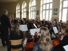 Młodzieżowa orkiestra symfoniczna z Rygi w Wieliczce