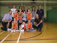 MKS MOS WIELICZKA MISTRZEM MAŁOPOLSKI w Mini Piłce Siatkowej Dziewcząt KINDER+SPORT 2012 !- kat.„Dwójki”