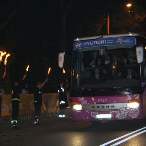 Wieliczka powitała zwycięzców półfinału Euro 2012!