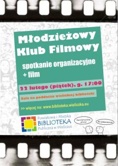 Młodzieżowy Klub Filmowy – spotkanie organizacyjne i film