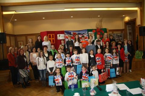 Finał konkursu recytatorskiego w języku angielskim  "THE YOUNG RHYMES TOURNAMENT"