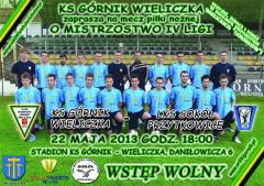 Zapraszamy na mecz KS Górnik Wieliczka - LKS Sokół Przytkowice