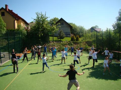 Dzień Profilaktyki i Sportu w Niepublicznym Gimnazjum w Podstolicach